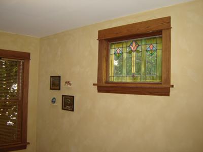 Faux Painting Finish Suede In Our Dining Room