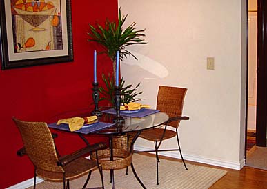  Bedroom Ideas on Red Accent Wall For A Small Dining Space