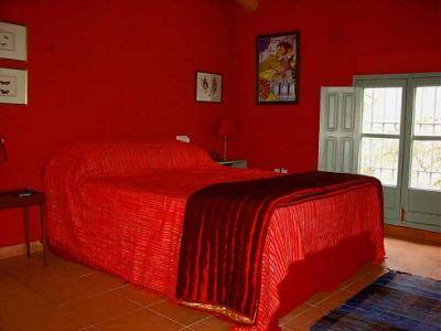 candy apple red paint color in my romantic bedroom