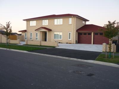 Our unfinished driveway