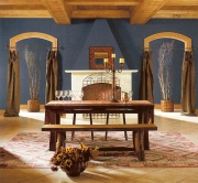 choosing wall colors for large homes