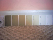 correct position when paint color matching