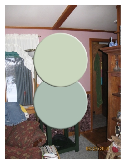 Green paint color combination