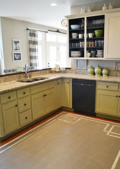 Faux Painting Kitchen Surfaces: Walls, Cabinets, Floors, Countertops