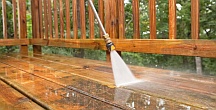 Professional deck cleaning