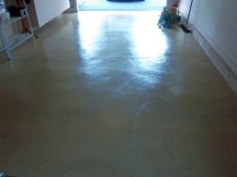 Concrete floor coatings
