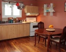 soft orange paint colors for kitchen walls