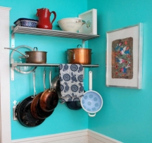 bright turquoise paint colors for kitchen walls