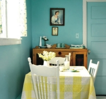 turquoise blue paint colors for kitchen walls