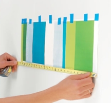 Measure the repeat of your stripe pattern