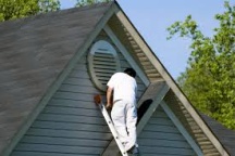 Painting the exterior of a house