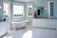 Light blue color idea for painting a bathroom