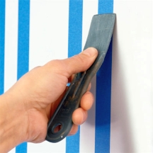 Seal the working tape edge for sharper paint lines