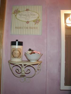 My French-inspired shabby chic bathroom