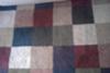 Closeup of the area rug colors