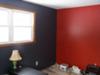 Freshly painted walls