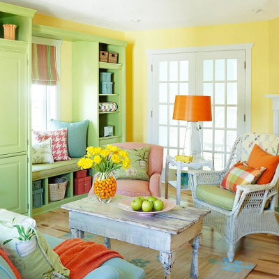 Example of clean paint and decor colors