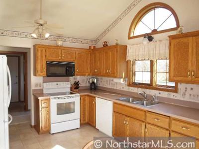 New house... and ugly mauve countertops!