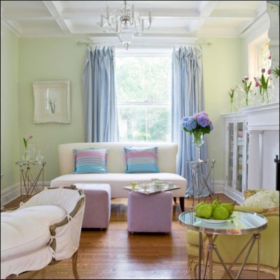 Fully decorated and painted room