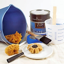 Sponge painting tools and supplies