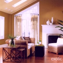 Brown as a painting and decorating color is easy to overdo