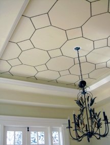 Dome and tray ceilings are meant to be painted decoratively