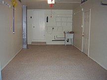 Painted garage floor