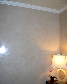 Polished venetian plaster