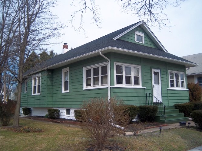 After: rich paint color on walls