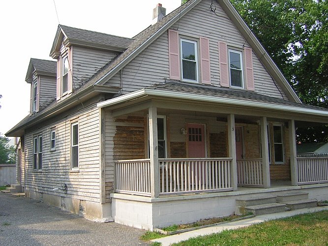 Before: shabby, not chic, house