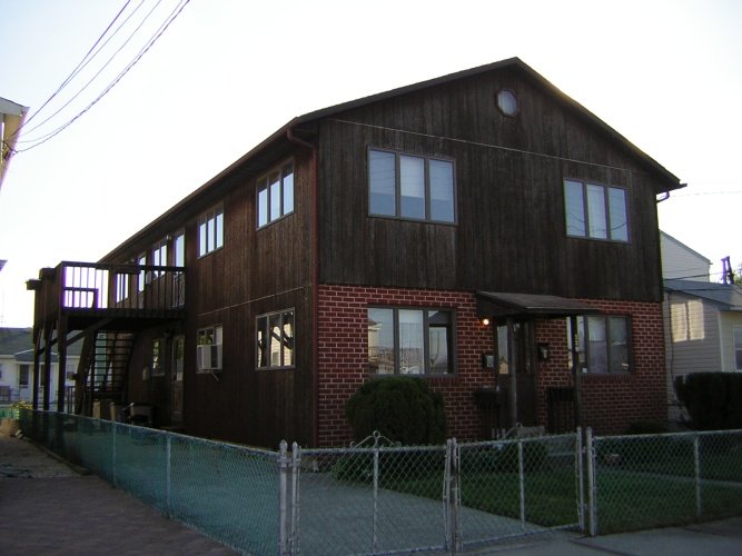 Before: dark and gloomy wood paneling