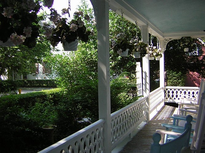 Before: neglected historic porch