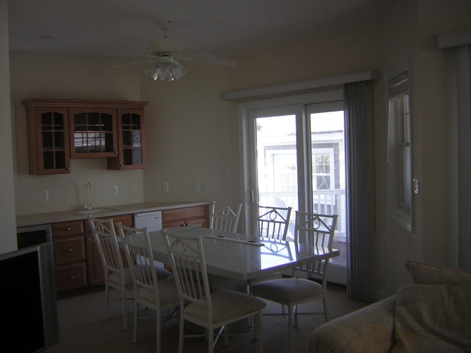 Before: bleak looking kitchen walls