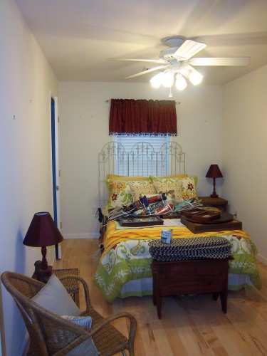 Before: white walls look cold