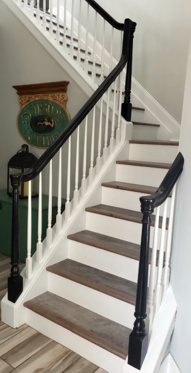 Modern black glossy paint