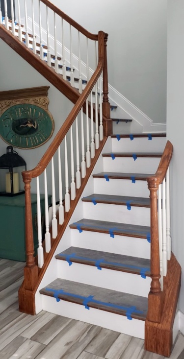 Dated oak finish