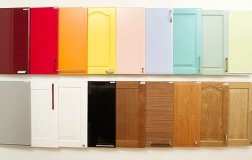 kitchen cabinet doors painted different colors