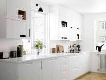 all white kitchen design colors