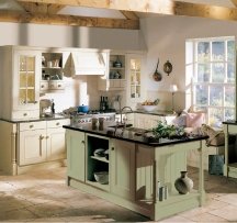 cool neutral country kitchen painting idea