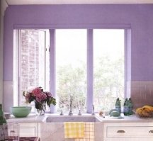 violet paint colors for kitchen walls