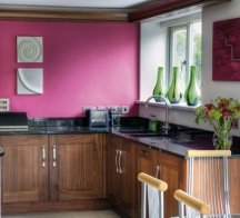 hot pink paint colors for kitchen walls