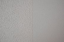 Removing texture is another way to add height to your ceiling