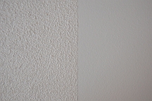 Removing texture is another way to add height to your ceiling