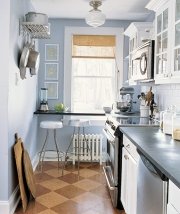 blues and grays are the least popular kitchen colors