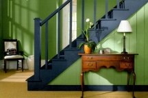 Shades of green paint color can be cool, warm or neutral