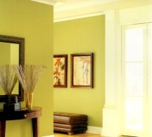 Yellow-green shades can be tricky to use in painting