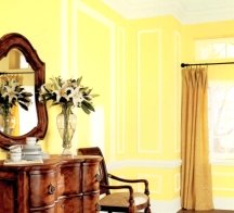 Lemon yellow walls can be hard to live with in common areas