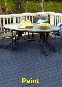 Painted deck floor