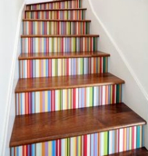 Stairs can be paint striped in any direction