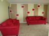 Funky color blocking pattern on my accent wall
